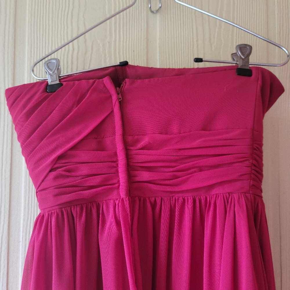 Red Strapless Prom Dress or Formal Bridesmaid Dre… - image 2