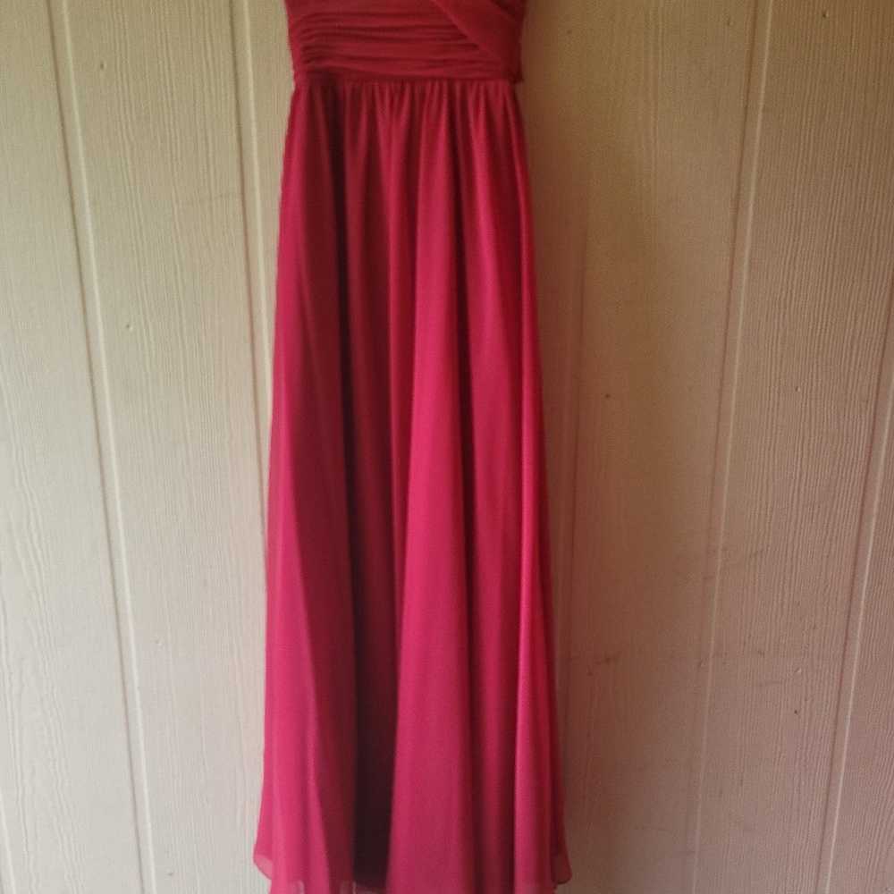 Red Strapless Prom Dress or Formal Bridesmaid Dre… - image 3