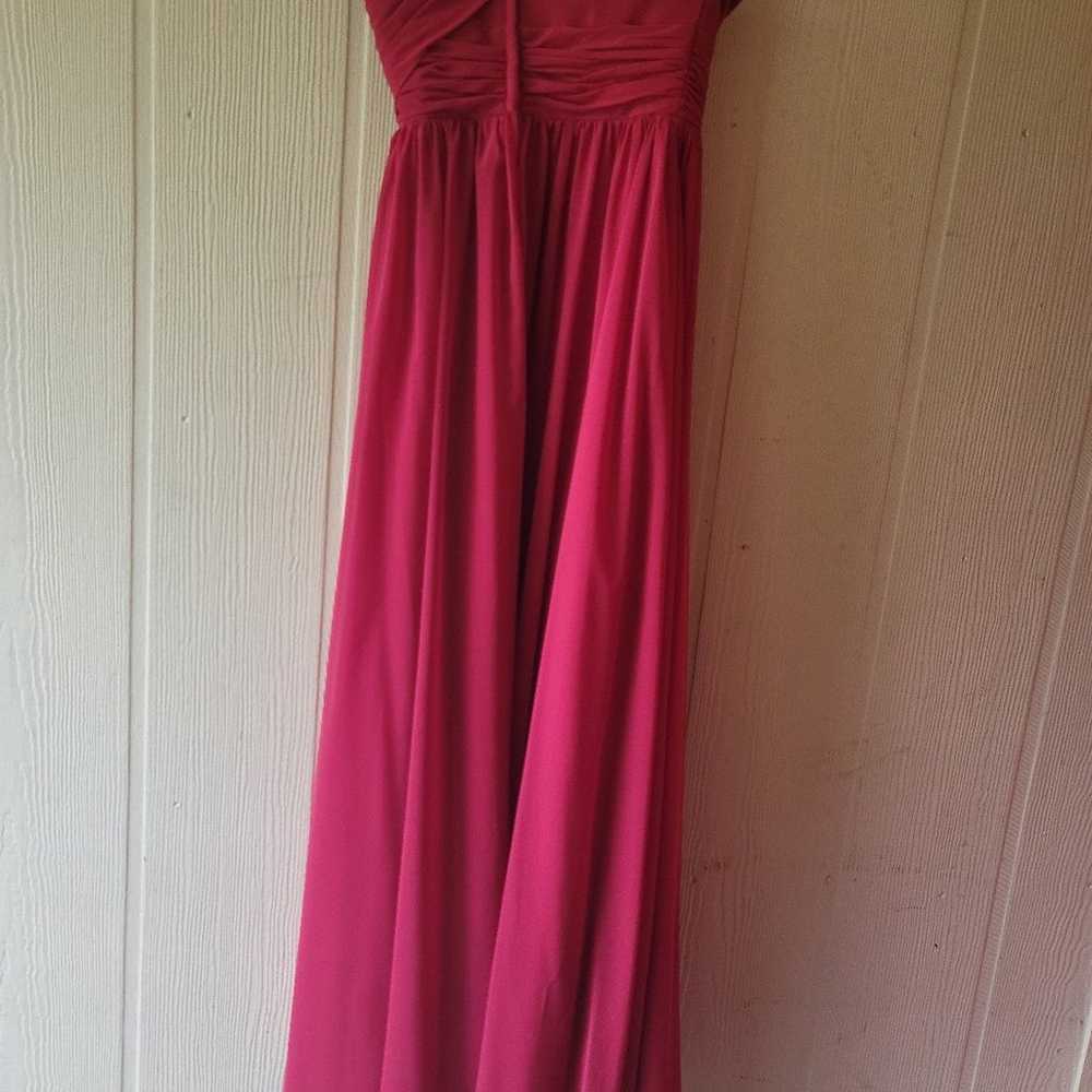 Red Strapless Prom Dress or Formal Bridesmaid Dre… - image 4