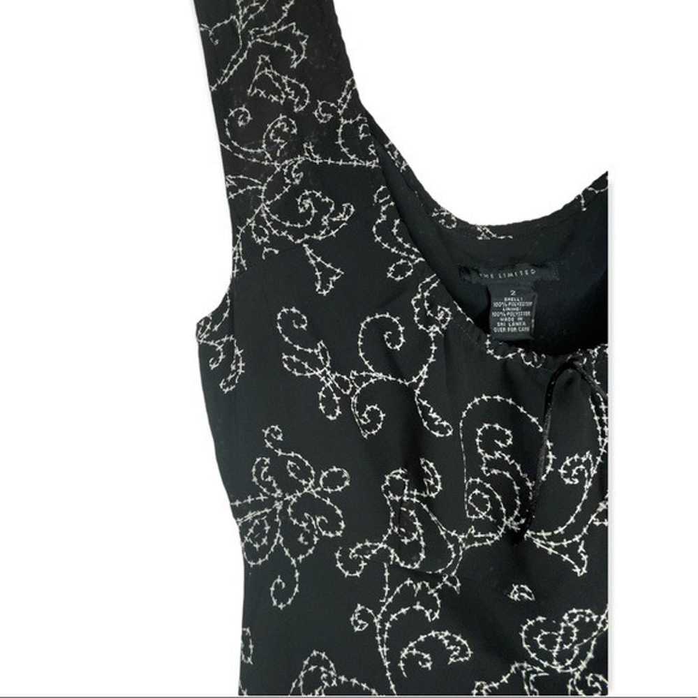 The Limited Y2K Vintage Black and White Paisley S… - image 11