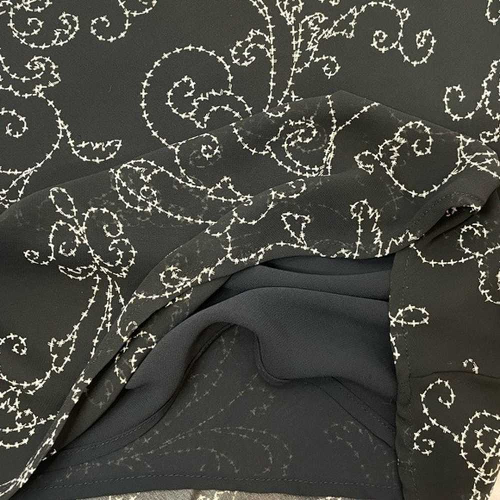 The Limited Y2K Vintage Black and White Paisley S… - image 8