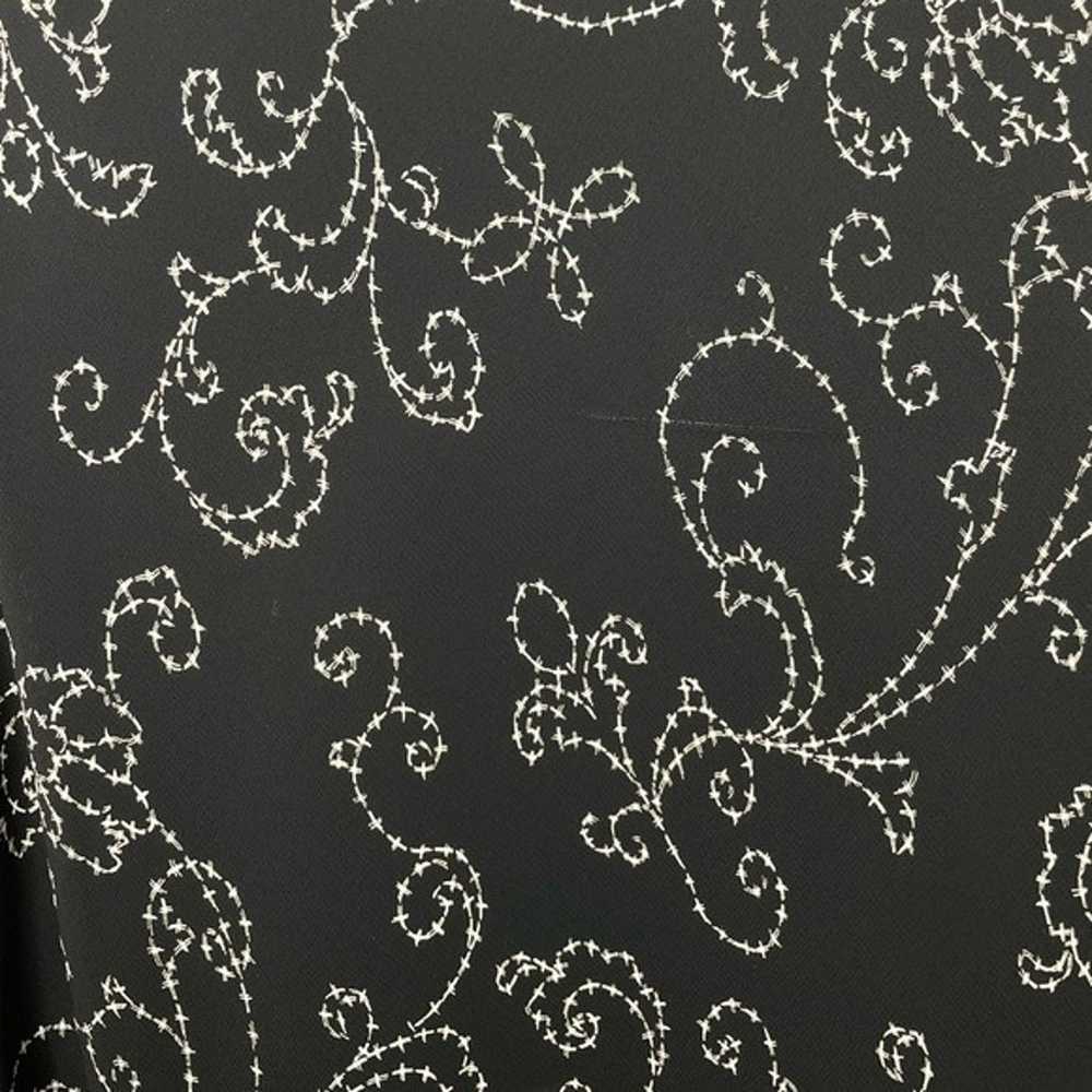 The Limited Y2K Vintage Black and White Paisley S… - image 9