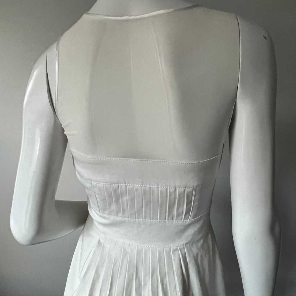 Bebe pleated white mini dress size 0 - image 4