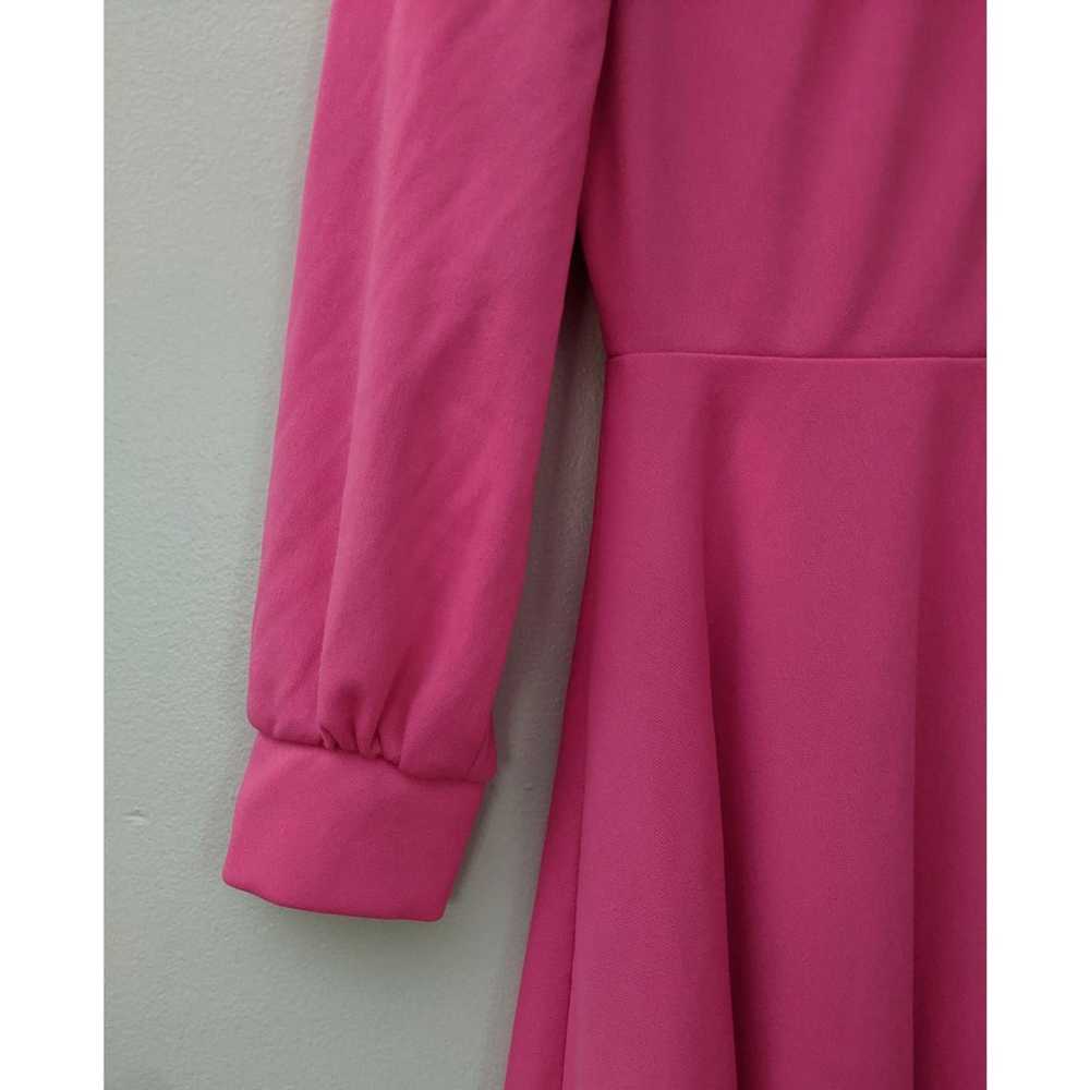 Vintage Sears Pink Long Sleeve Dress XS - image 3