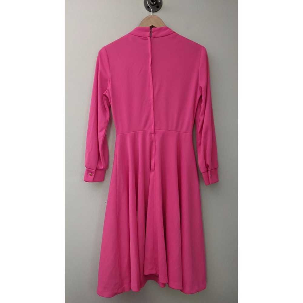 Vintage Sears Pink Long Sleeve Dress XS - image 5