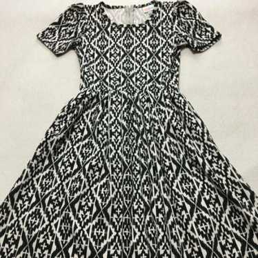 NWT - Lularoe Amelia Dress W/ Aztec Design