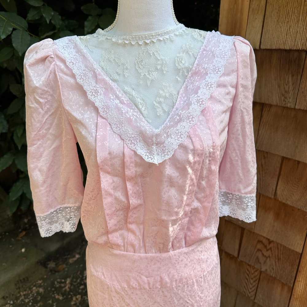 Vintage Handmade Prairie Dress - image 2