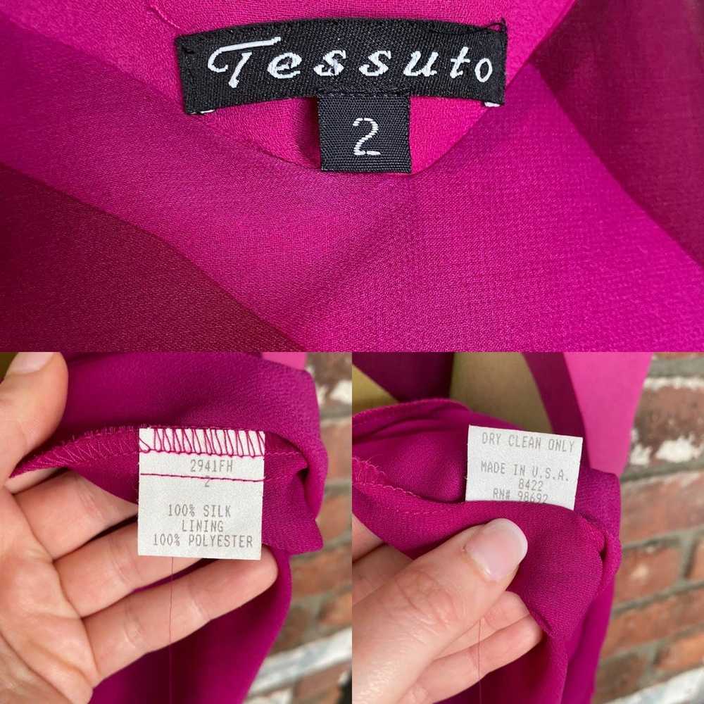 Vintage 90’s Y2K Tessuto Silk Slip Dress Size 2 - image 2