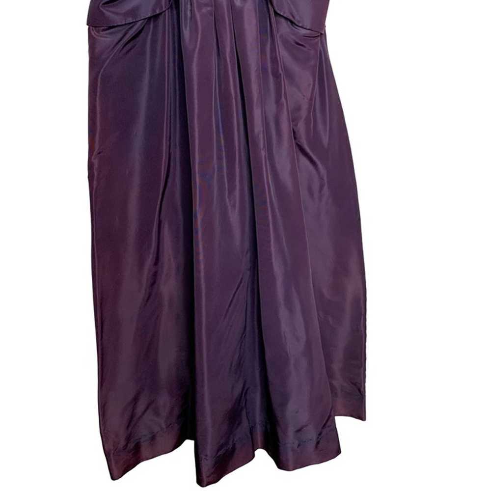 Vintage Carole King 1930's Royal Purple Sateen Ca… - image 4