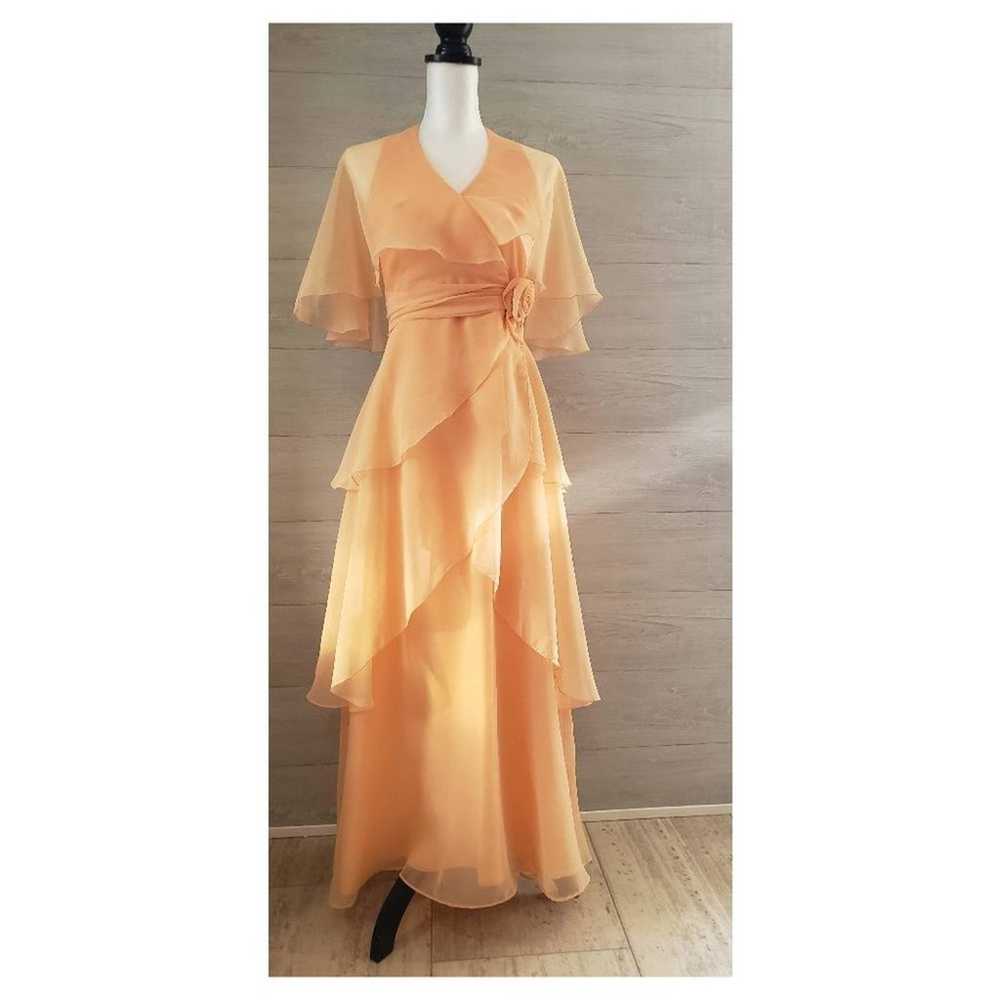 Vintage late 60’s Peach Dress (XS) - image 1