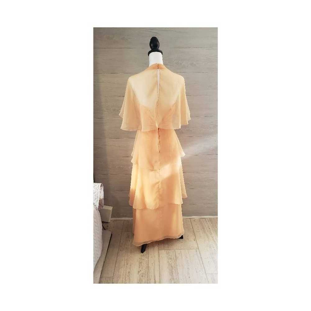 Vintage late 60’s Peach Dress (XS) - image 3