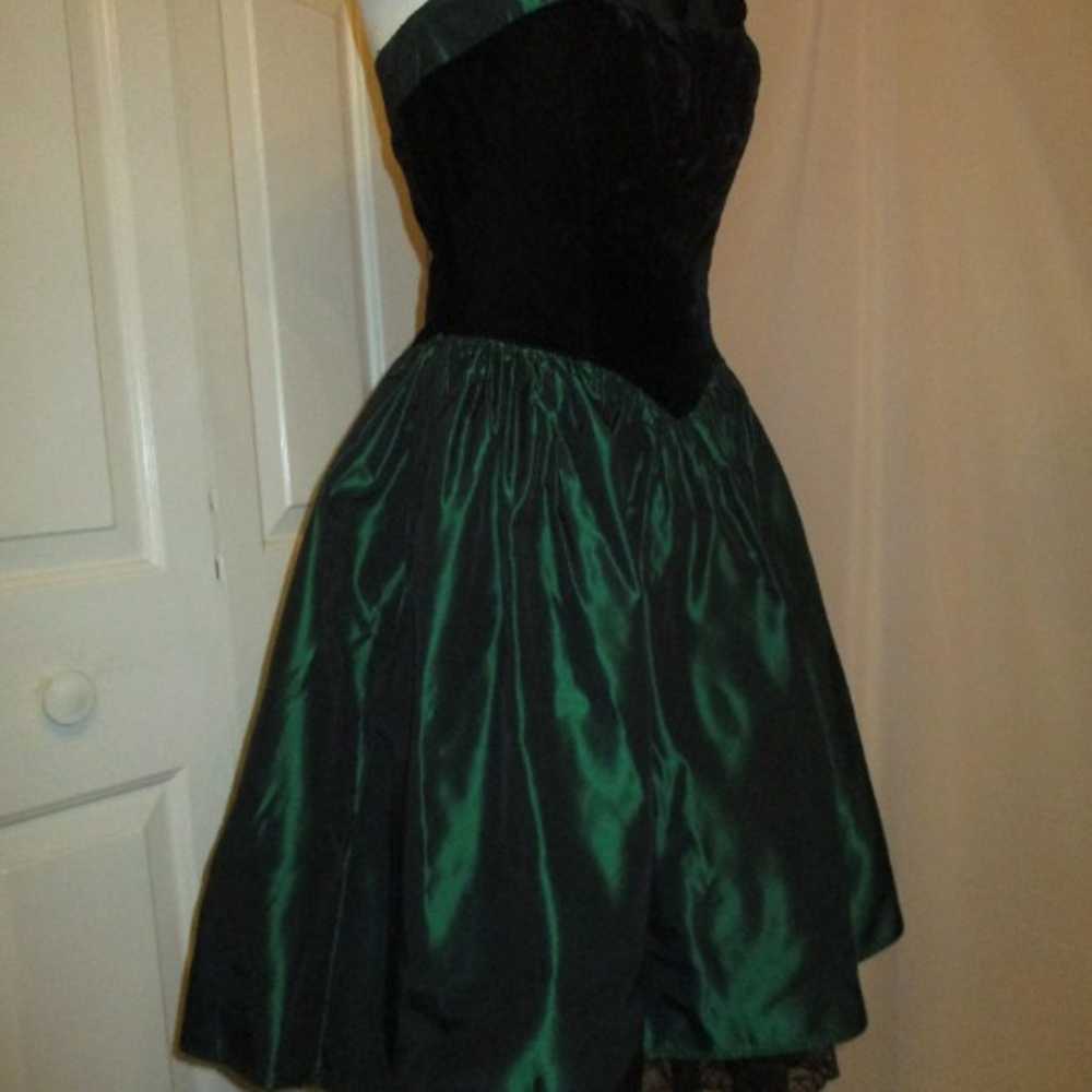 Gunne Sax vintage strapless dress - image 4