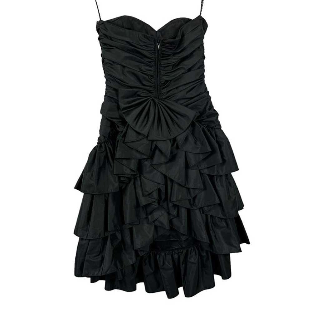 Vintage Susan Roselli for Vijack Mini Dress Black… - image 12