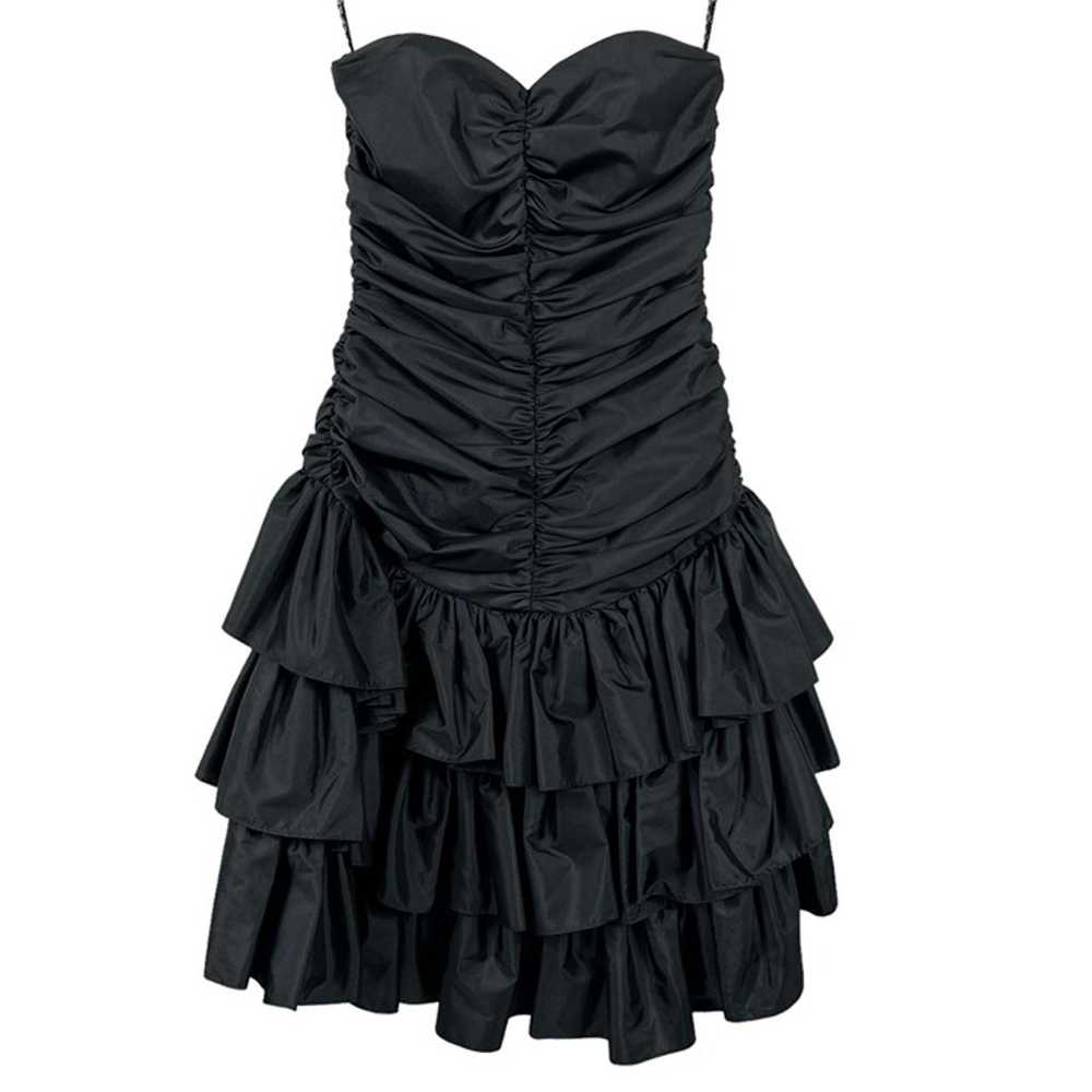 Vintage Susan Roselli for Vijack Mini Dress Black… - image 2