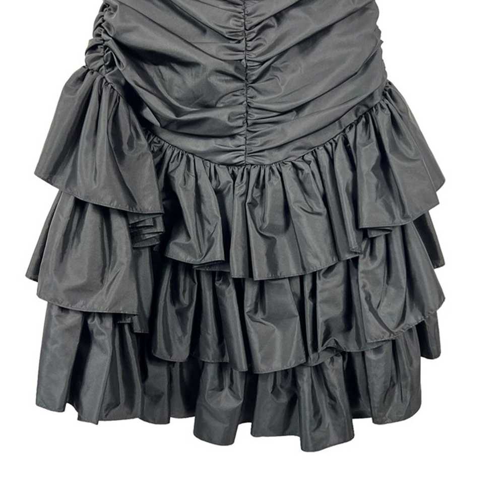 Vintage Susan Roselli for Vijack Mini Dress Black… - image 4