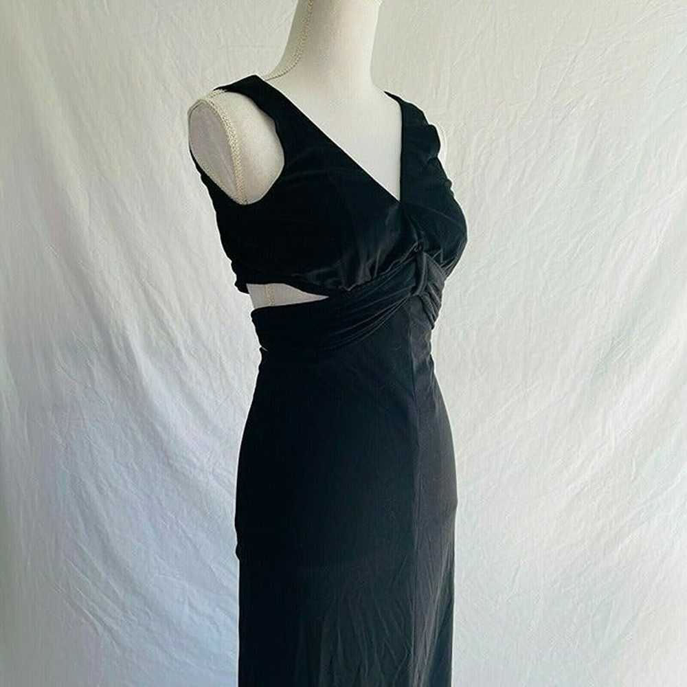 Lilli Diamond Dress Body Con Black Sleeveless Cro… - image 3