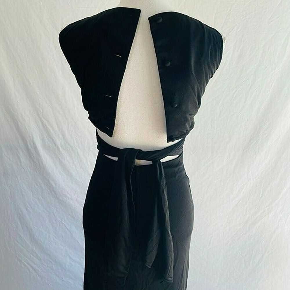 Lilli Diamond Dress Body Con Black Sleeveless Cro… - image 5
