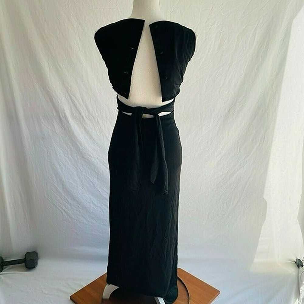 Lilli Diamond Dress Body Con Black Sleeveless Cro… - image 6