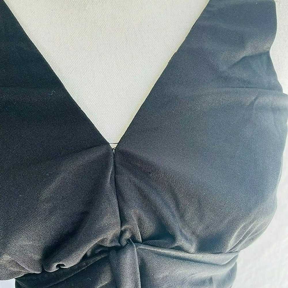 Lilli Diamond Dress Body Con Black Sleeveless Cro… - image 8