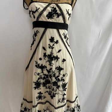 Vintage Y2k Embroidered BCBG Max Azria Dress