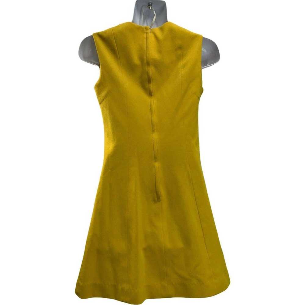 Vtg 1960s Bright Yellow Sheath Dress & Jacket Fit… - image 6
