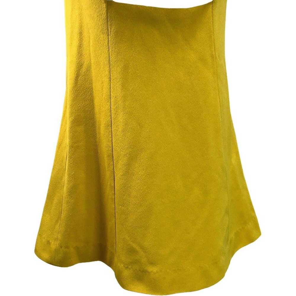 Vtg 1960s Bright Yellow Sheath Dress & Jacket Fit… - image 7