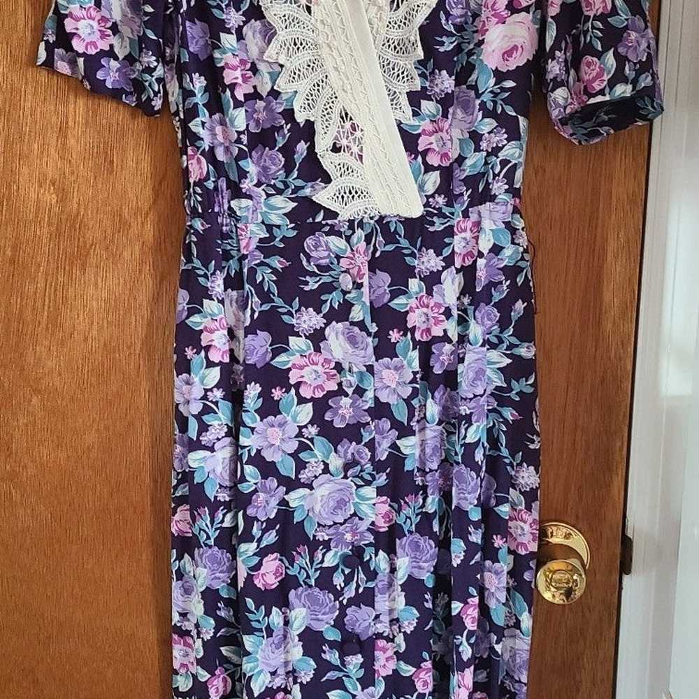 Vintage Floral Maxi Dress- being donated after 3/… - image 1