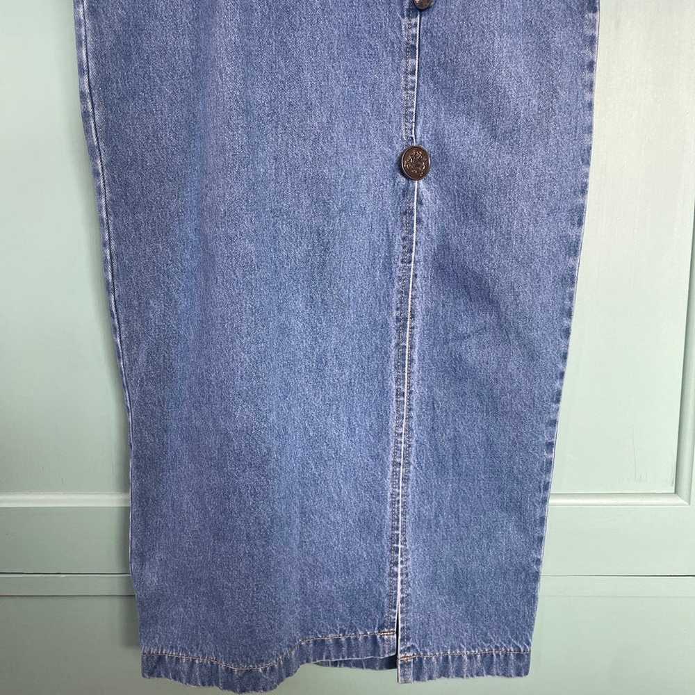 Switch long denim dress - image 3