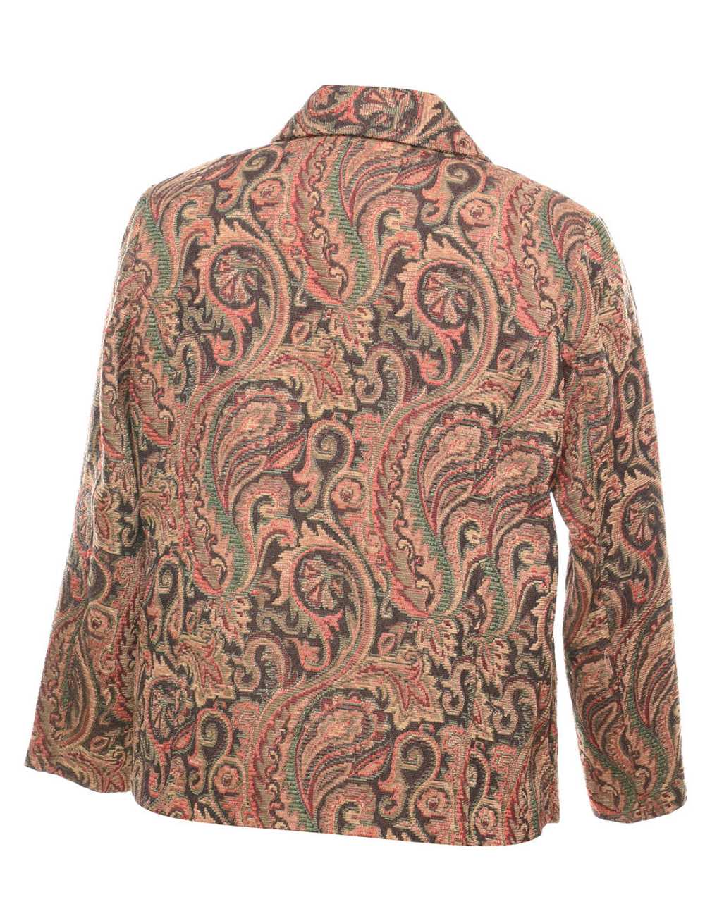 Paisley Pattern Multi-Colour Tapestry Jacket - M - image 2