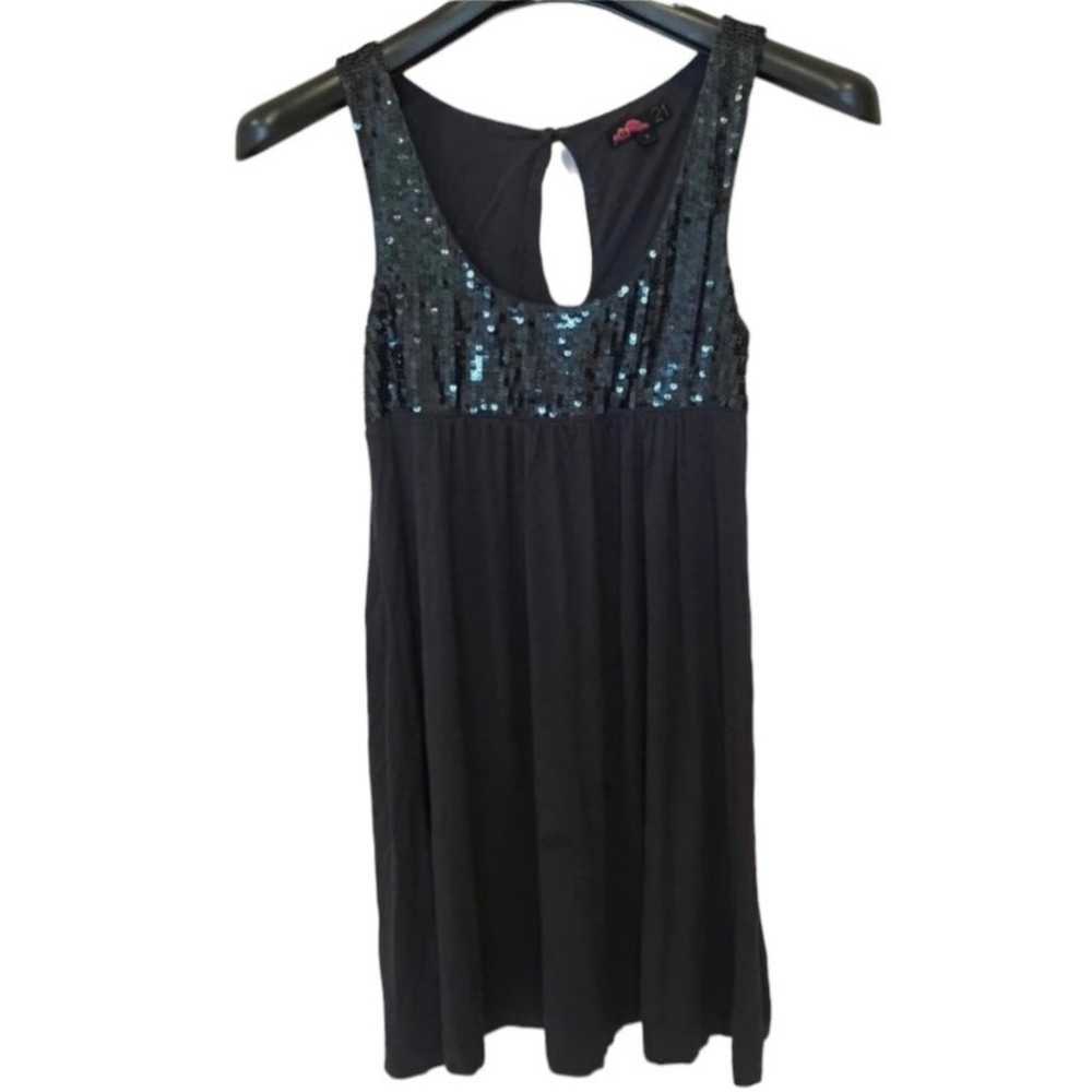Vintage Y2K Forever 21 Sleeveless Sequins Dress S… - image 2