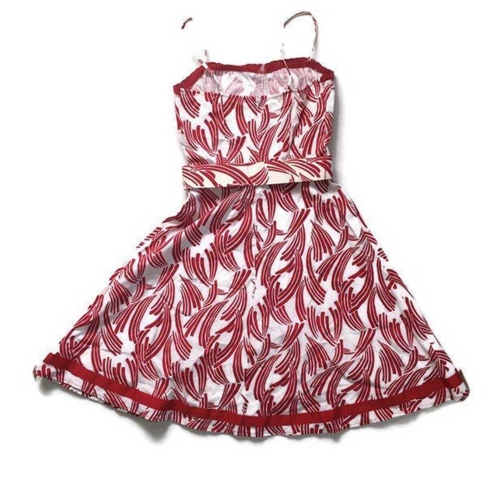 Ruby Rox red and white dress with belt - image 5