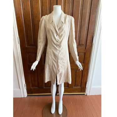 Antique Edwardian Linen Jacket - image 1