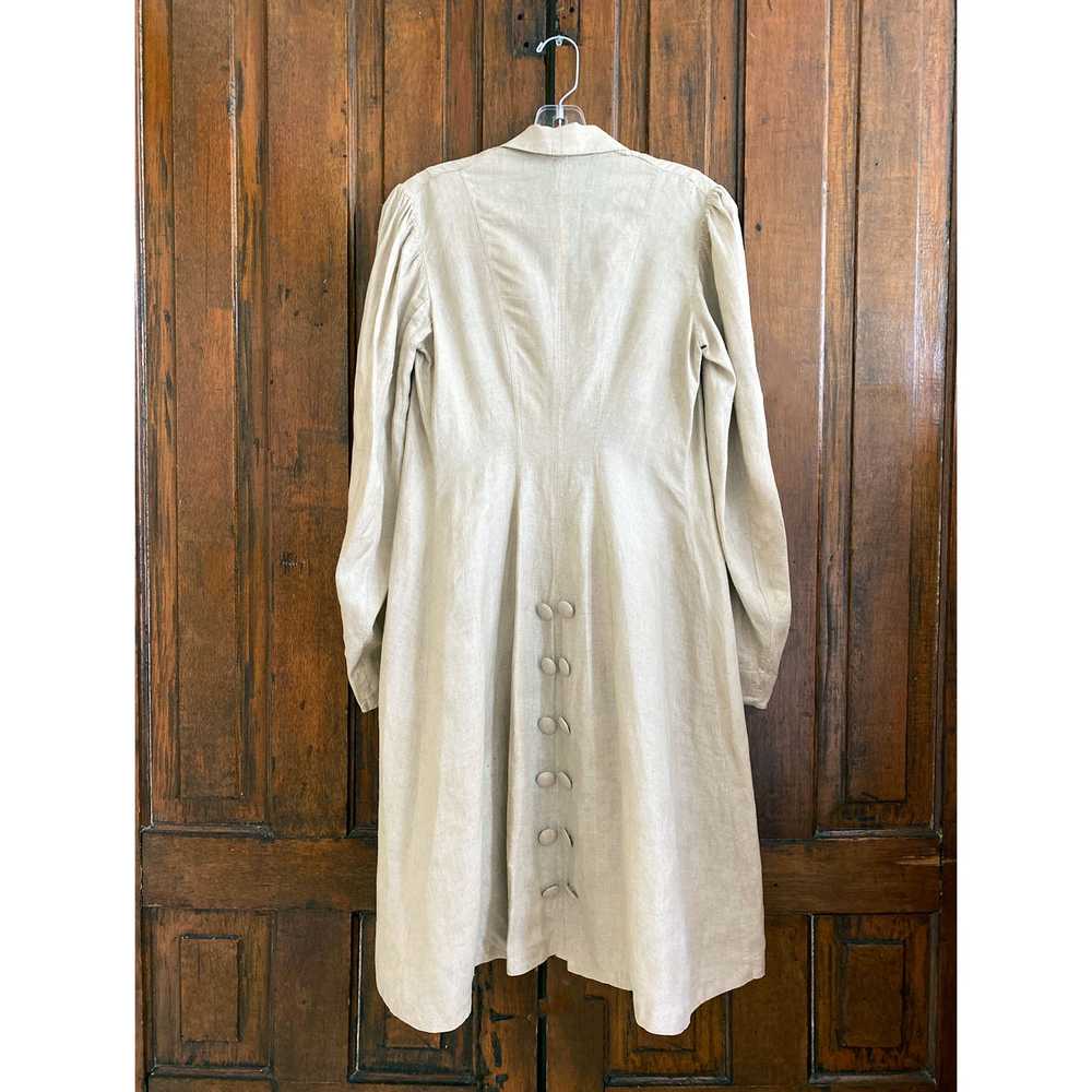 Antique Edwardian Linen Jacket - image 8