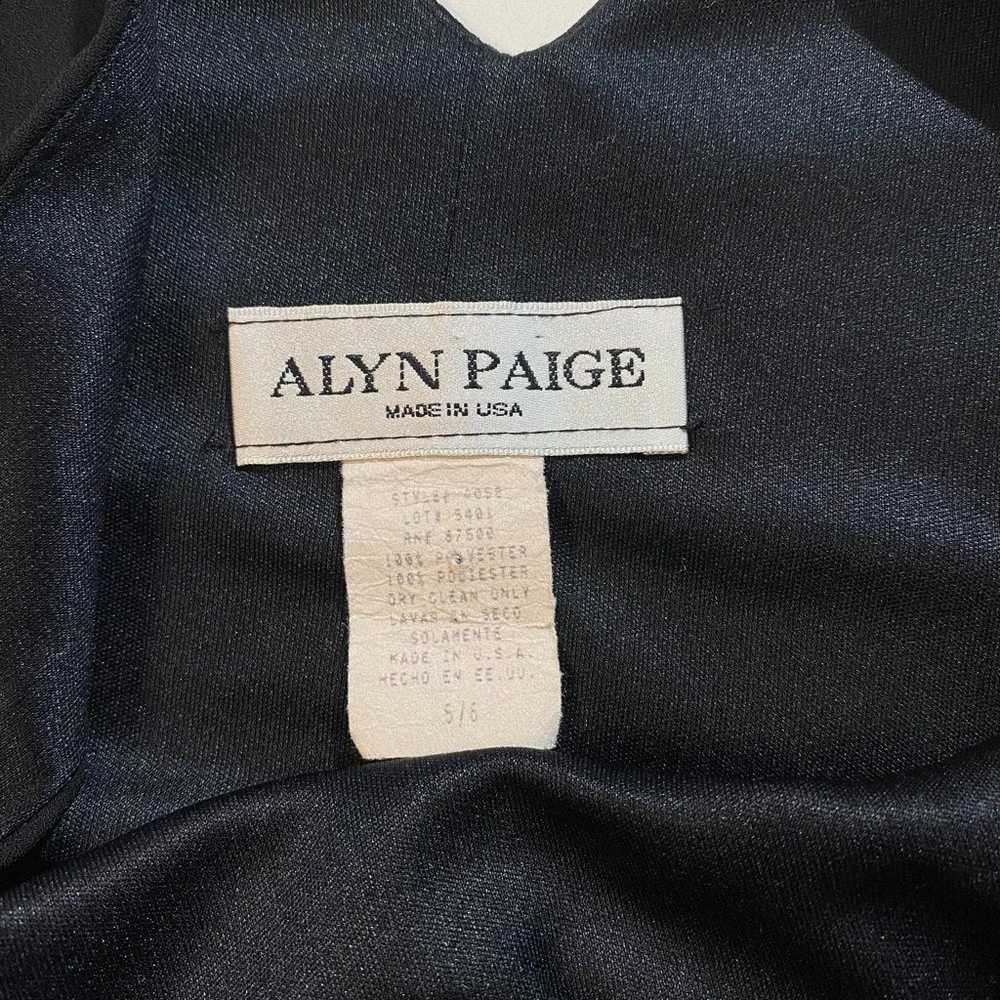 Alyn Paige Vintage Stretch Pull-on Black Dress Si… - image 4