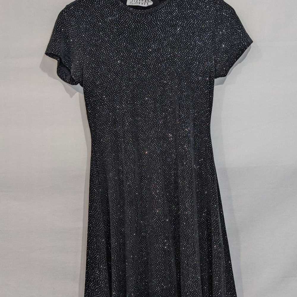 Vintage Marian & Maral Sparkly Short Sleeved Cock… - image 1