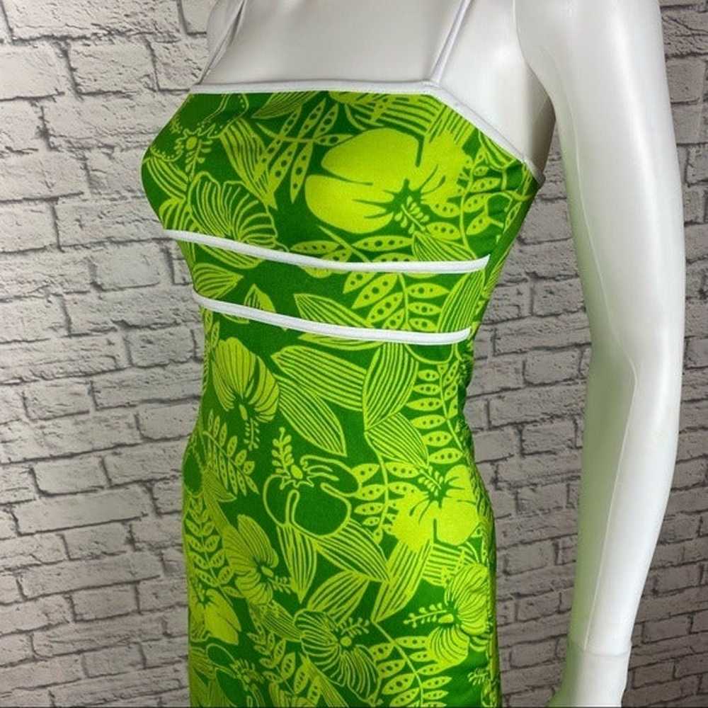 Lime Green Y2K summer dress - image 2