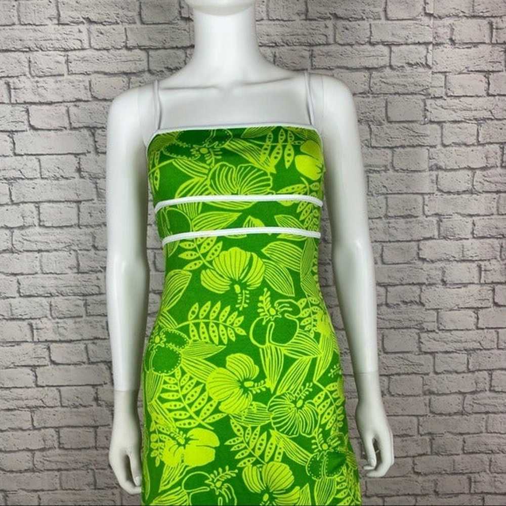 Lime Green Y2K summer dress - image 4