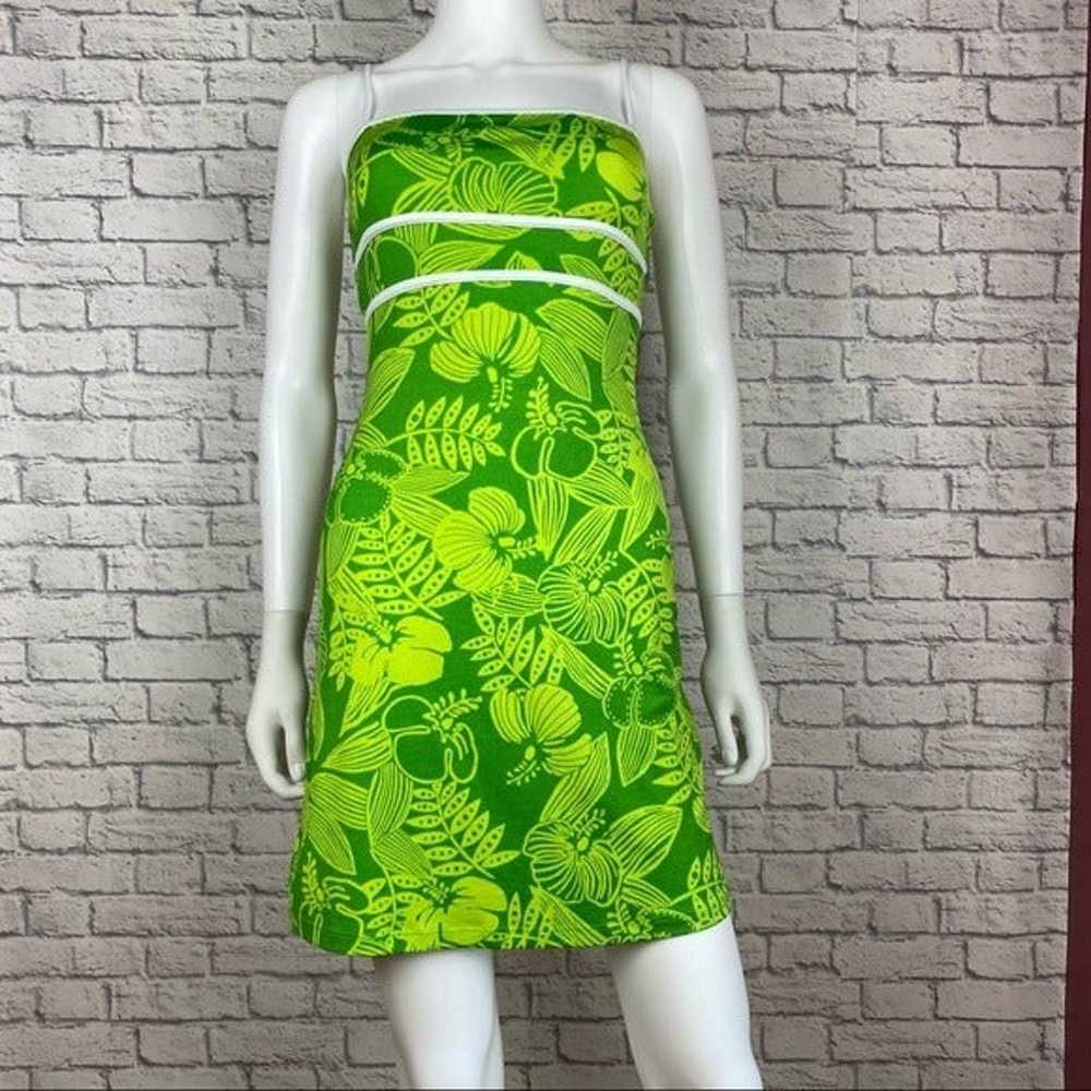 Lime Green Y2K summer dress - image 5