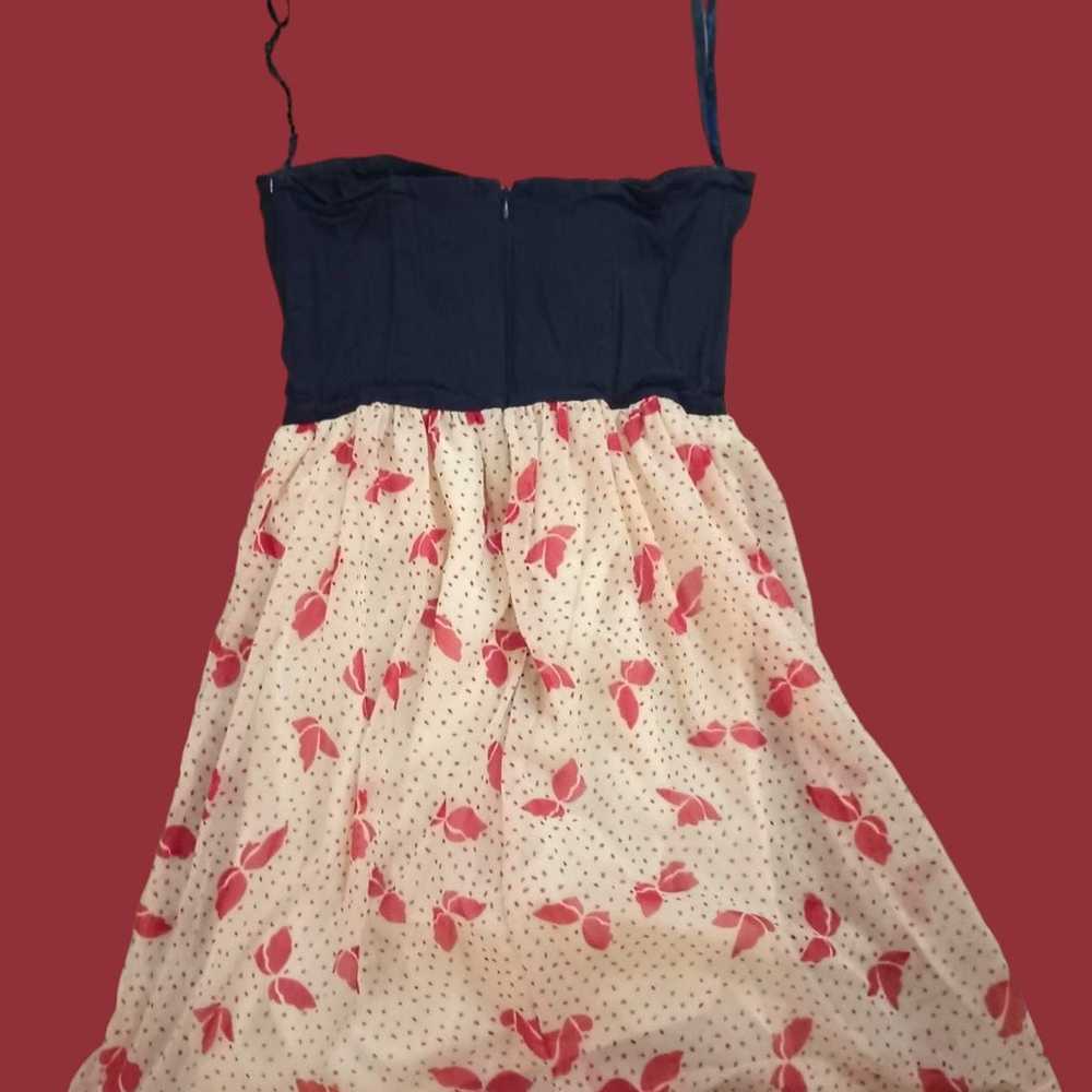 Judith March Vintage Strapless Mini Dress Size Sm… - image 2