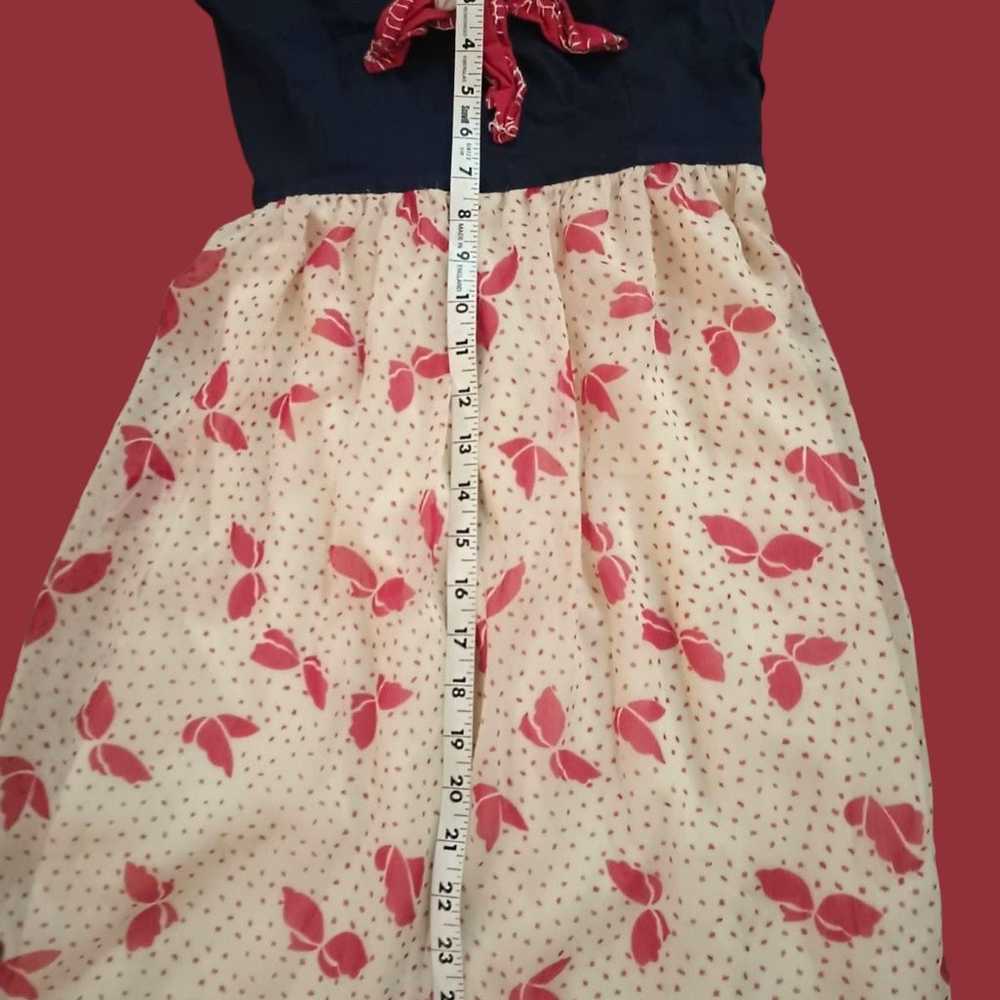 Judith March Vintage Strapless Mini Dress Size Sm… - image 5