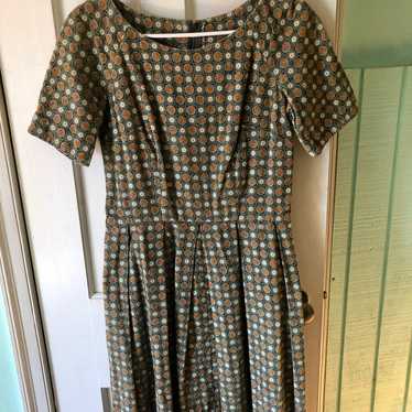 vintage 50s or 60s corduroy dress