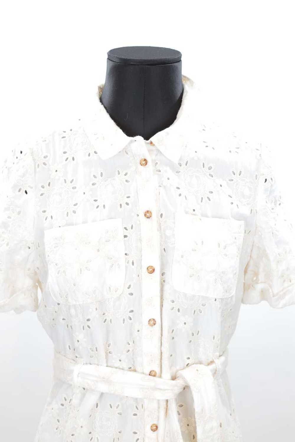 Circular Clothing Robe en coton Sézane blanc. Mat… - image 2