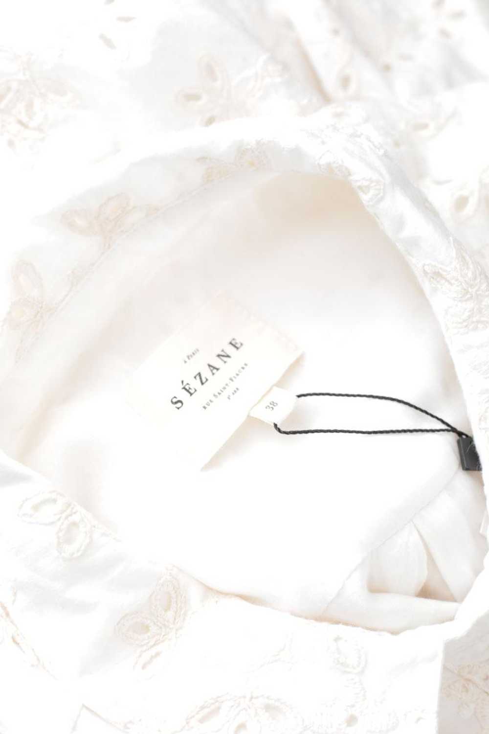 Circular Clothing Robe en coton Sézane blanc. Mat… - image 5