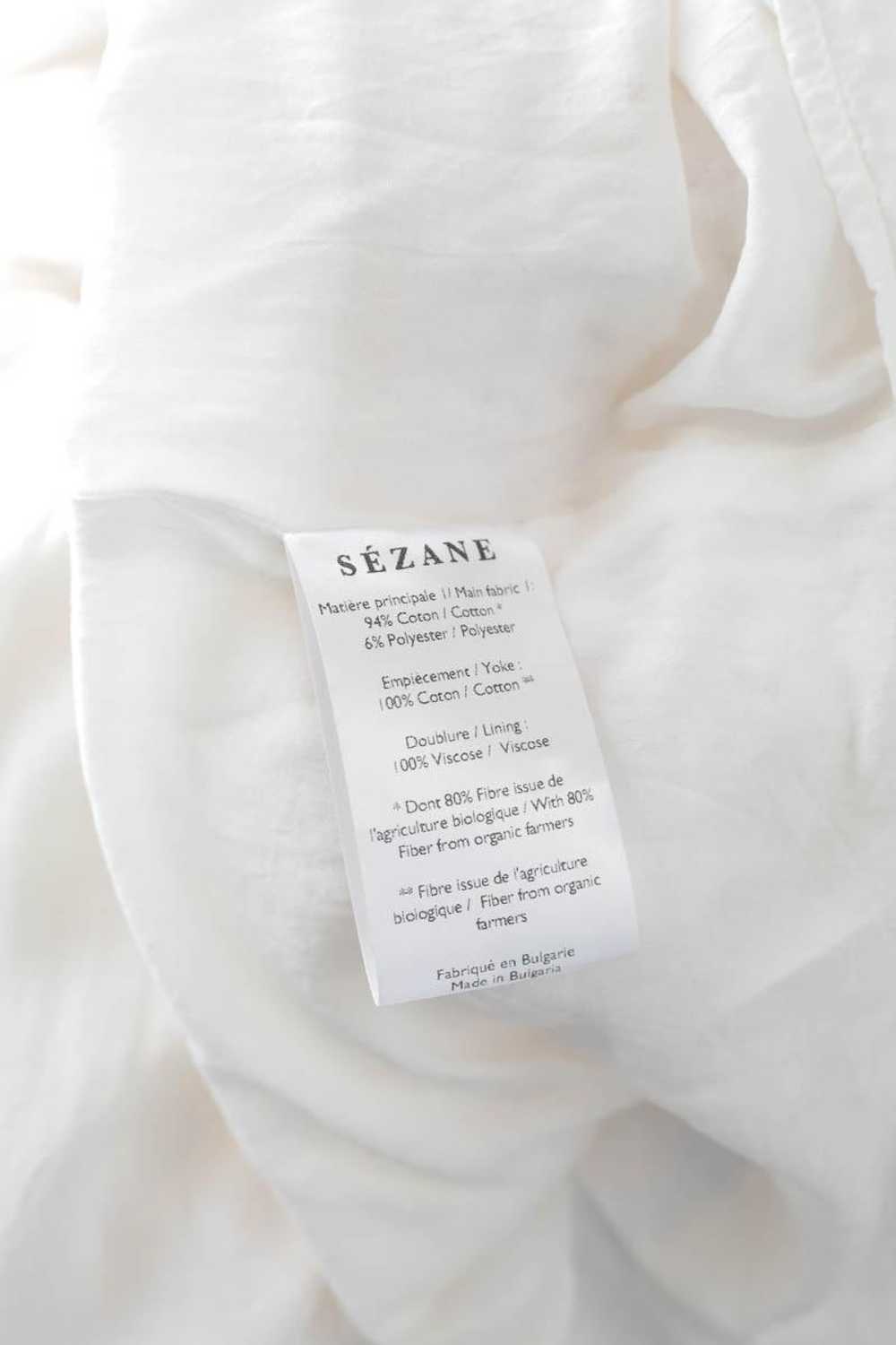 Circular Clothing Robe en coton Sézane blanc. Mat… - image 6