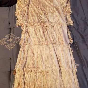 Vintage flapper string dress