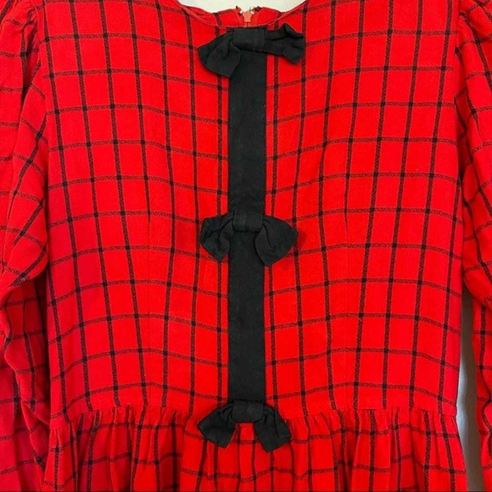 Vintage J. Christopher Plaid Midi Dress - image 7