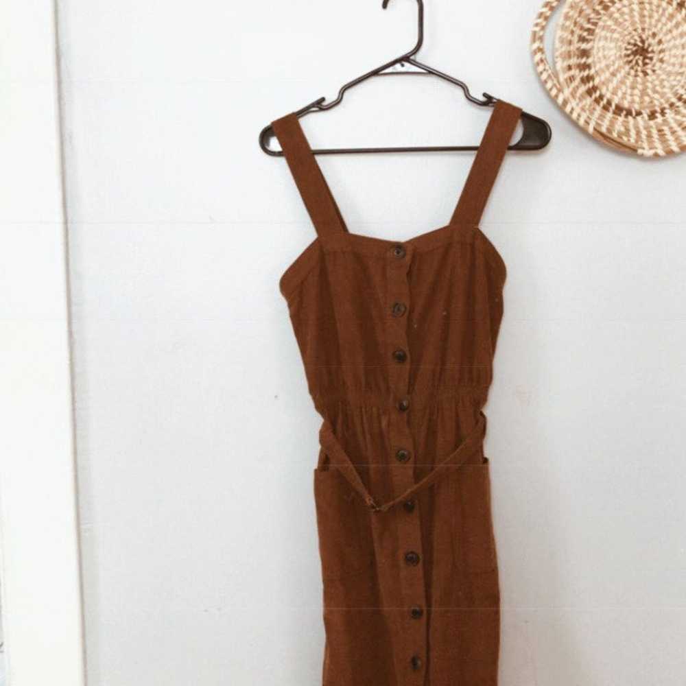 Corduroy Midi Dress - image 2