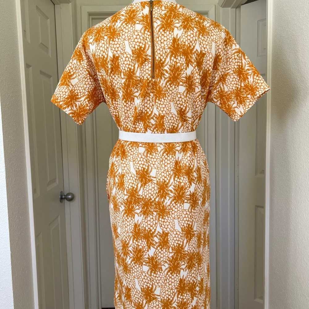 Retro Pineapple Shift Dress - image 3