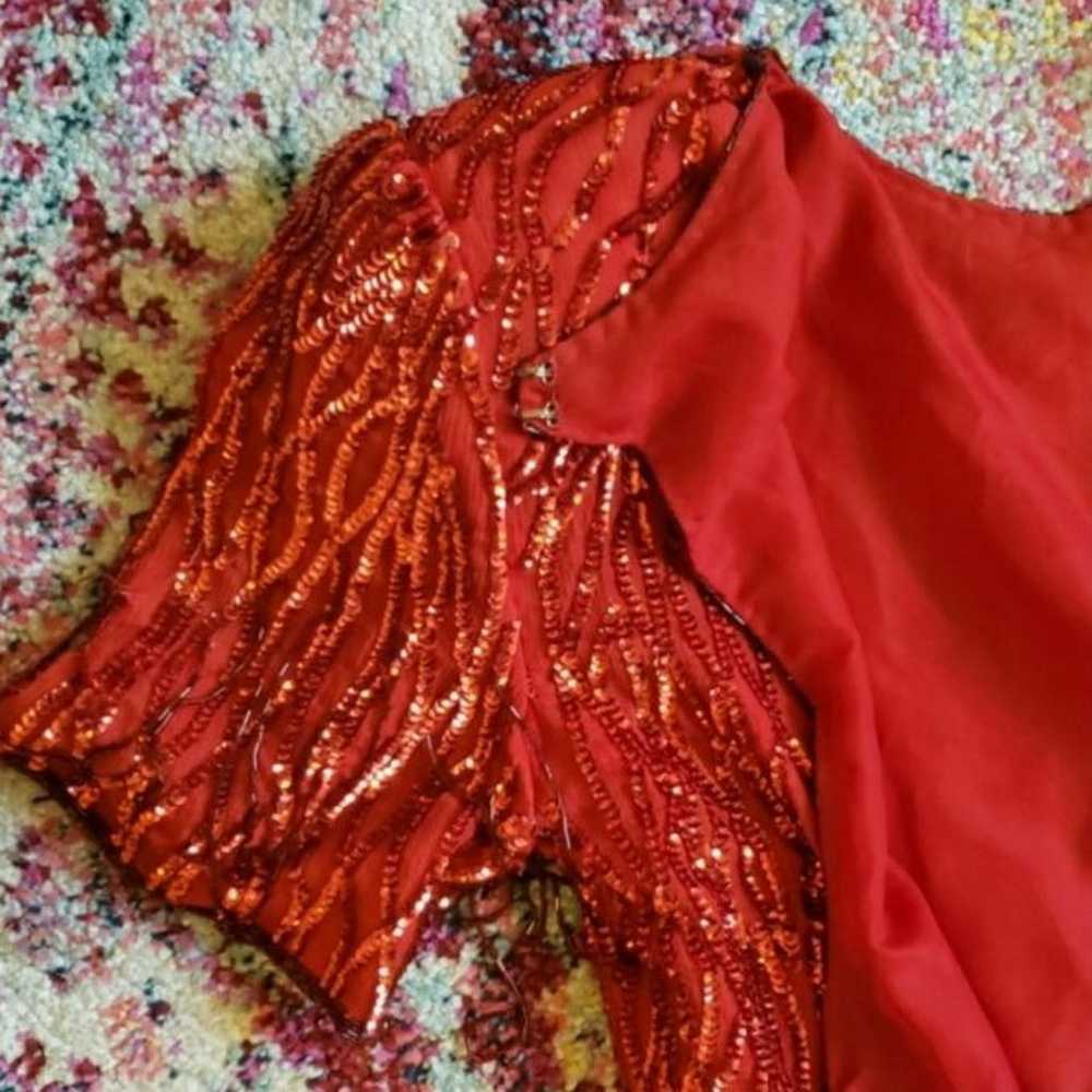 Vintage 80s Sequin Dress - image 5