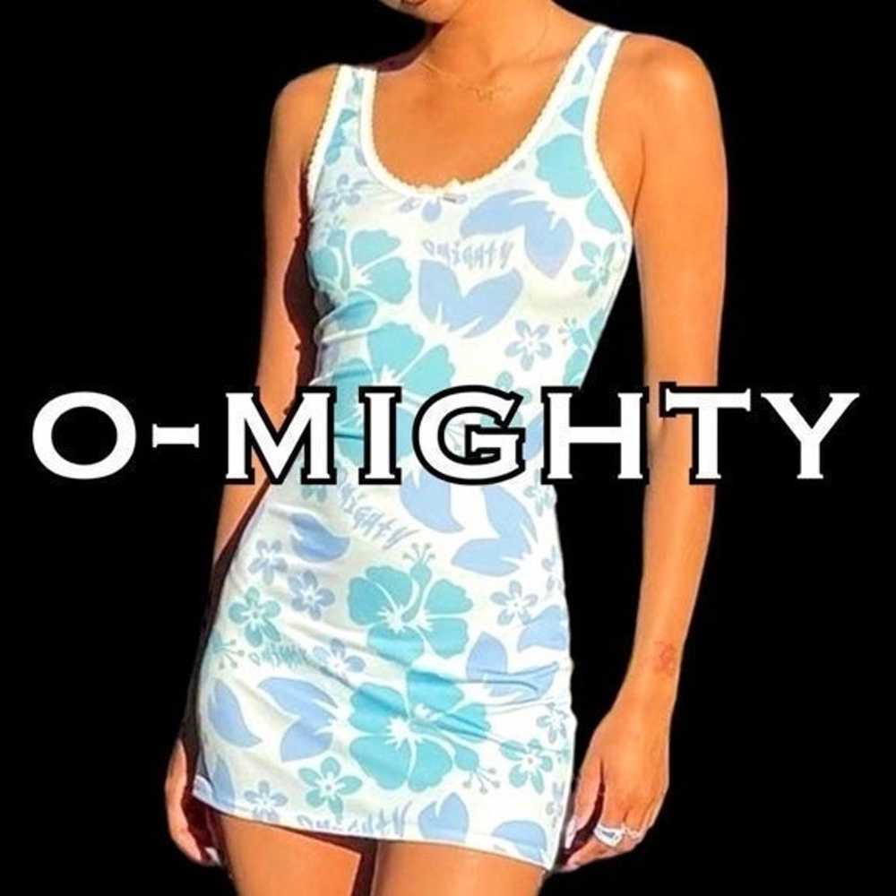 O-MIGHTY - Hibiscus Scoopneck Dress in Blue - Siz… - image 9